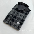 Customized 100% cotton flannel shirt for men